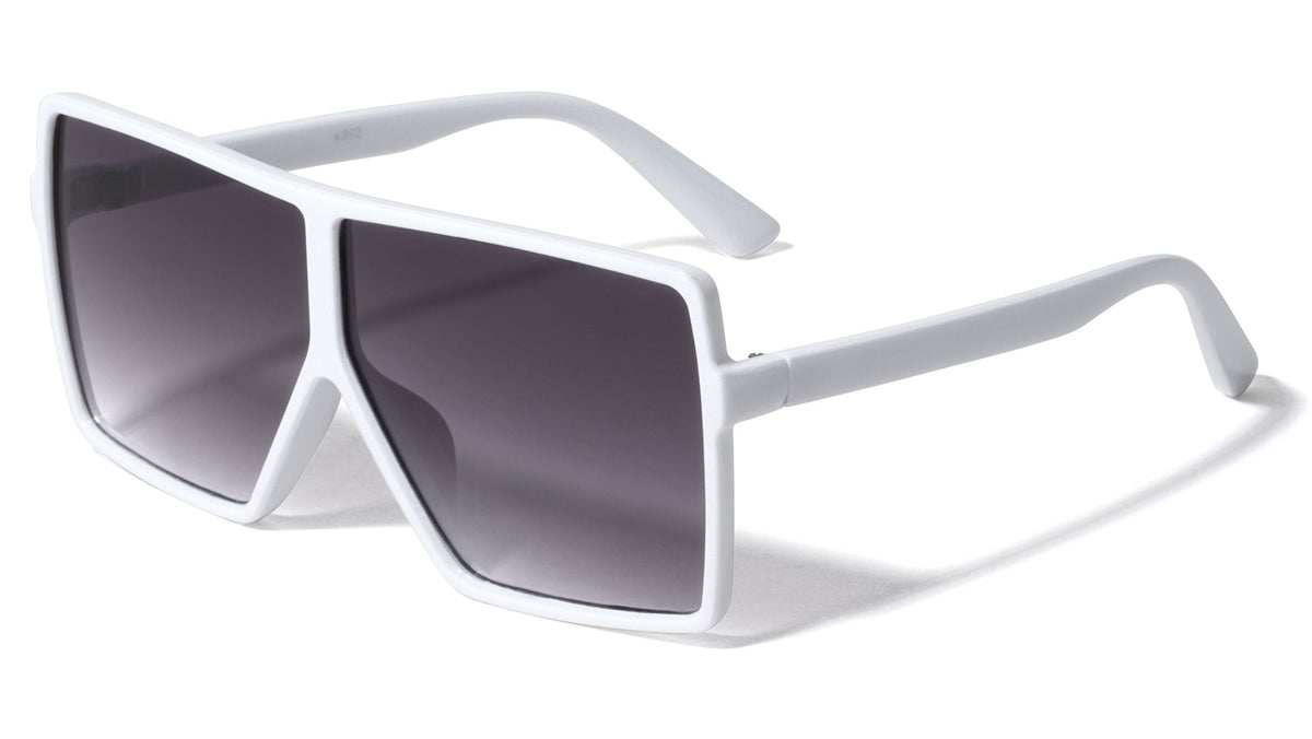 Kids Squared Flat Top Rectangle Wholesale Sunglasses