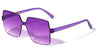 Kids Rimless Crystal Color Square Wholesale Sunglasses