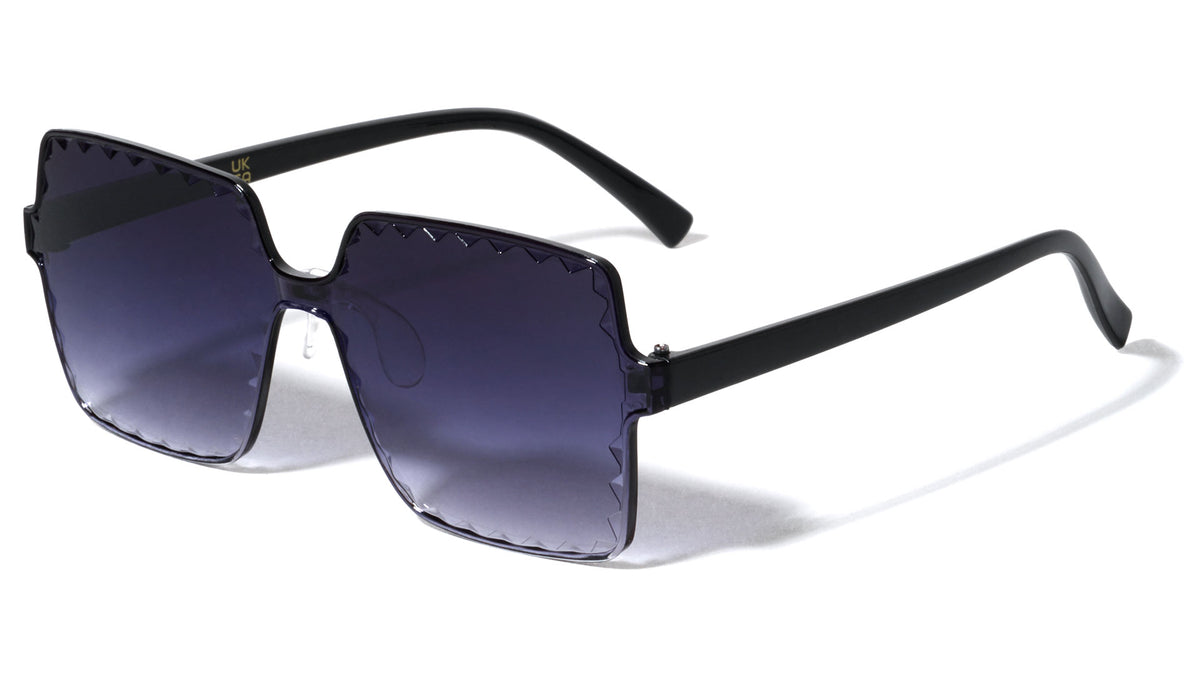 Kids Rimless Crystal Color Square Wholesale Sunglasses