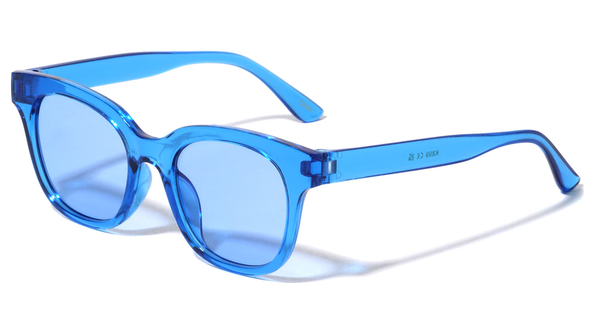 Kids Crystal Color Classic Retro Wholesale Sunglasses