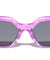 Kids Crystal Color Glitter Frame Geometric Wholesale Sunglasses