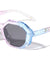 Kids Crystal Color Glitter Frame Geometric Wholesale Sunglasses
