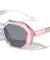 Kids Crystal Color Glitter Frame Geometric Wholesale Sunglasses