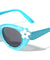 Kids Flower Decoration Glitter Crystal Color Cat Eye Wholesale Sunglasses