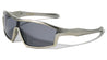 Kids Chrome Frame One Piece Shield Lens Sports Wholesale Sunglasses