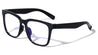 Kids Blue Light Blocking Squared Classic Black Wholesale Eyewear