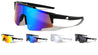 Kids Shield Semi Rimless Color Mirror Lens Sports Wholesale Sunglasses