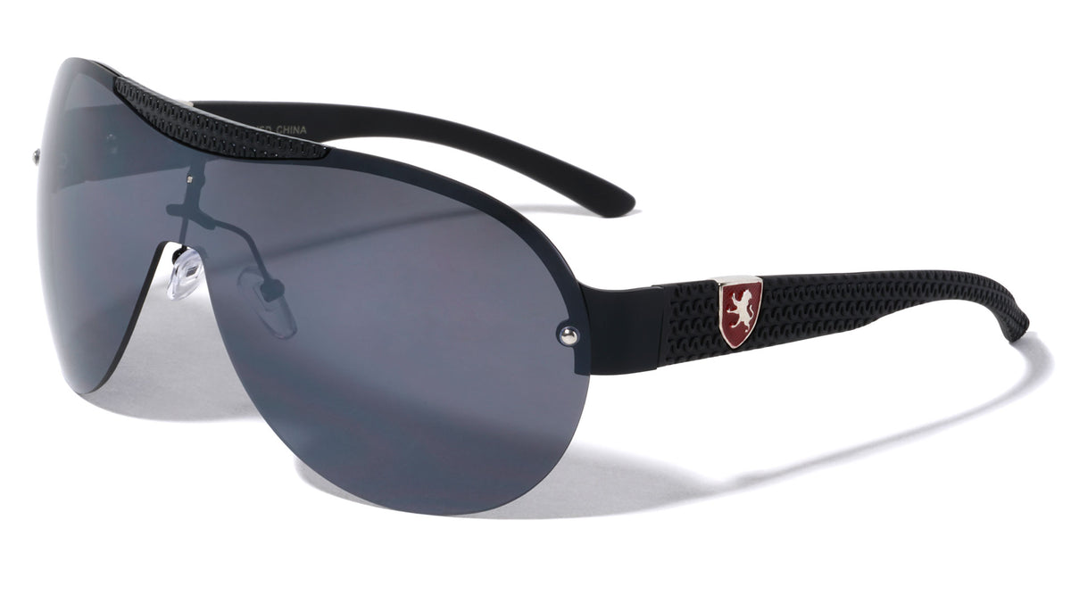 KHAN Solid One Piece Lens Wholesale Bulk Sunglasses