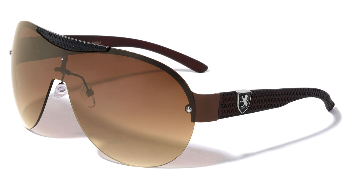 KHAN Solid One Piece Lens Wholesale Bulk Sunglasses