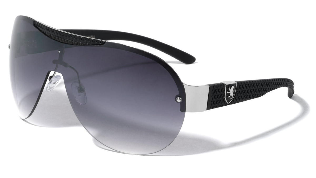 KHAN Solid One Piece Lens Wholesale Bulk Sunglasses