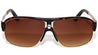 KHAN Fashion Plastic Front Logo Aviators Sunglasses Wholesale