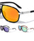 KHAN Aviators Metal Top Bar Color Mirror Wholesale Sunglasses
