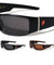 KHAN Curved Frame Rectangle Sports Wholesale Sunglasses