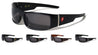 KHAN Curved Frame Rectangle Sports Wholesale Sunglasses