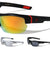 KHAN Wide Wrap Around Semi Rimless Lens Sports Wholesale Sunglasses