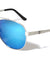 KHAN Color Mirror Lens Metal Deco Aviators Wholesale Sunglasses