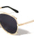 KHAN Cut Out Metal Frame Aviators Wholesale Sunglasses
