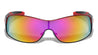 KHAN Color Mirror Shield Sports Wholesale Sunglasses