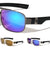KHAN Color Mirror Squared Aviators Sunglasses Wholesale