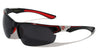 KHAN Semi-Rimless Sports Super Dark Lens Sunglasses Wholesale