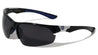 KHAN Semi-Rimless Sports Super Dark Lens Sunglasses Wholesale