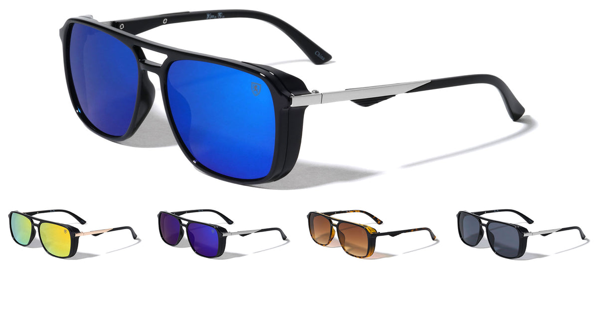 KHAN Squared Aviators Bulk Wholesale Sunglasses