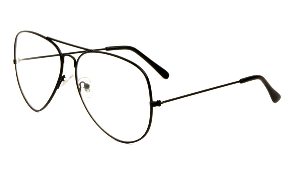 Large Clear Lens Aviators Glasses Wholesale