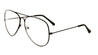 Large Clear Lens Aviators Glasses Wholesale