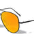 Large Flat Color Mirror Lens Aviators Sunglasses Wholesale
