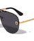KLEO Flat Top Rimless One Piece Aviators Wholesale Sunglasses