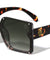 KLEO Oversized Flat Rimless Lens Square Wholesale Sunglasses