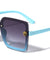 KLEO Extended Rimless Lens Butterfly Wholesale Sunglasses