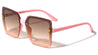 KLEO Extended Rimless Lens Butterfly Wholesale Sunglasses