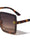 KLEO Extended Rimless Lens Butterfly Wholesale Sunglasses