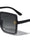 KLEO Extended Rimless Lens Butterfly Wholesale Sunglasses