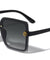 KLEO Extended Rimless Lens Butterfly Wholesale Sunglasses
