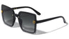 KLEO Extended Rimless Lens Butterfly Wholesale Sunglasses
