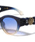 KLEO Round Chain Temple Retro Cat Eye Wholesale Sunglasses