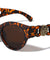 KLEO Round Chain Temple Retro Cat Eye Wholesale Sunglasses