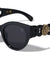KLEO Round Chain Temple Retro Cat Eye Wholesale Sunglasses