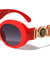 KLEO Side Coin Logo Emblem Retro Oval Wholesale Sunglasses
