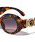 KLEO Side Coin Logo Emblem Retro Oval Wholesale Sunglasses