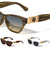 KLEO Logo Emblem Coin Squared Fashion Cat Eye Wholesale Sunglasses
