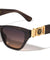 KLEO Logo Emblem Coin Squared Fashion Cat Eye Wholesale Sunglasses