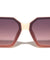 KLEO Lion Studs Temple Color Accent Fashion Geometric Wholesale Sunglasses