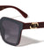 KLEO Oval Lion Emblem Fashion Squared Cat Eye Wholesale Sunglasses