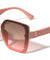 KLEO Temple Texture Pattern Frontal Glitter Fashion Butterfly Wholesale Sunglasses