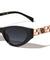 KLEO Riveted Hinge Accent Fashion Cat Eye Wholesale Sunglasses