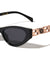KLEO Riveted Hinge Accent Fashion Cat Eye Wholesale Sunglasses