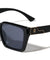 KLEO Geometric Hinge Accent Fashion Squared Cat Eye Wholesale Sunglasses